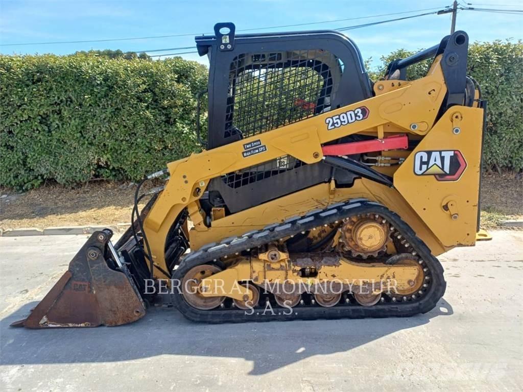 CAT 259D Верижен товарач