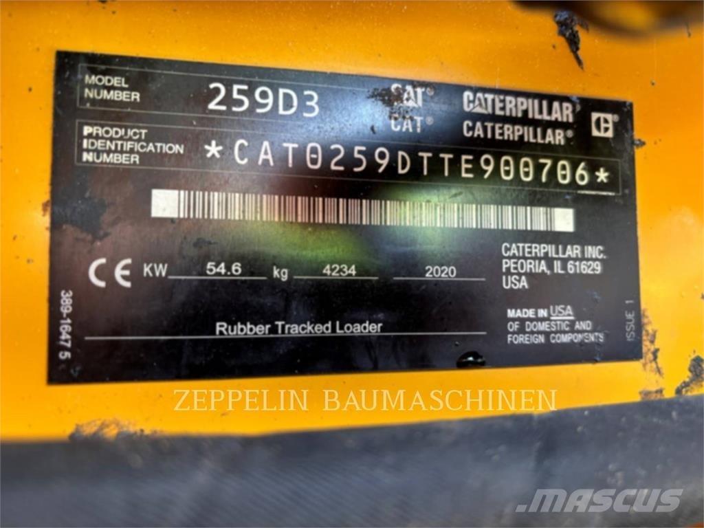 CAT 259D Мини товарачи
