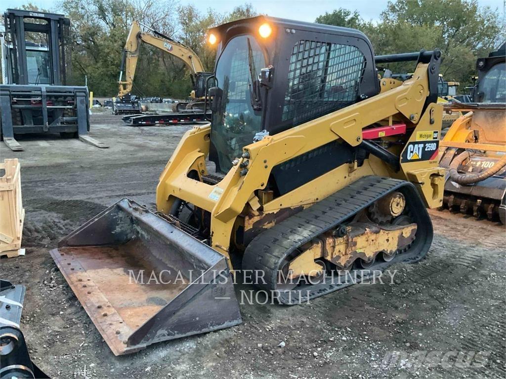 CAT 259D Верижен товарач
