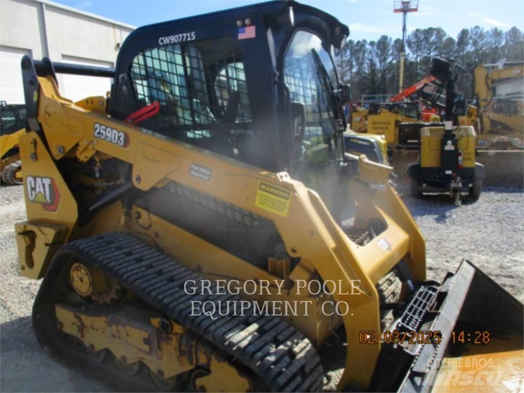 CAT 259D3 Верижен товарач