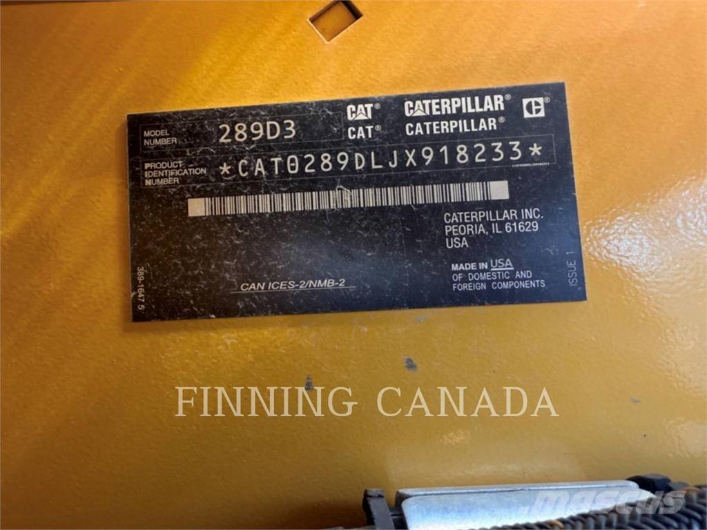 CAT 289D3 Верижен товарач