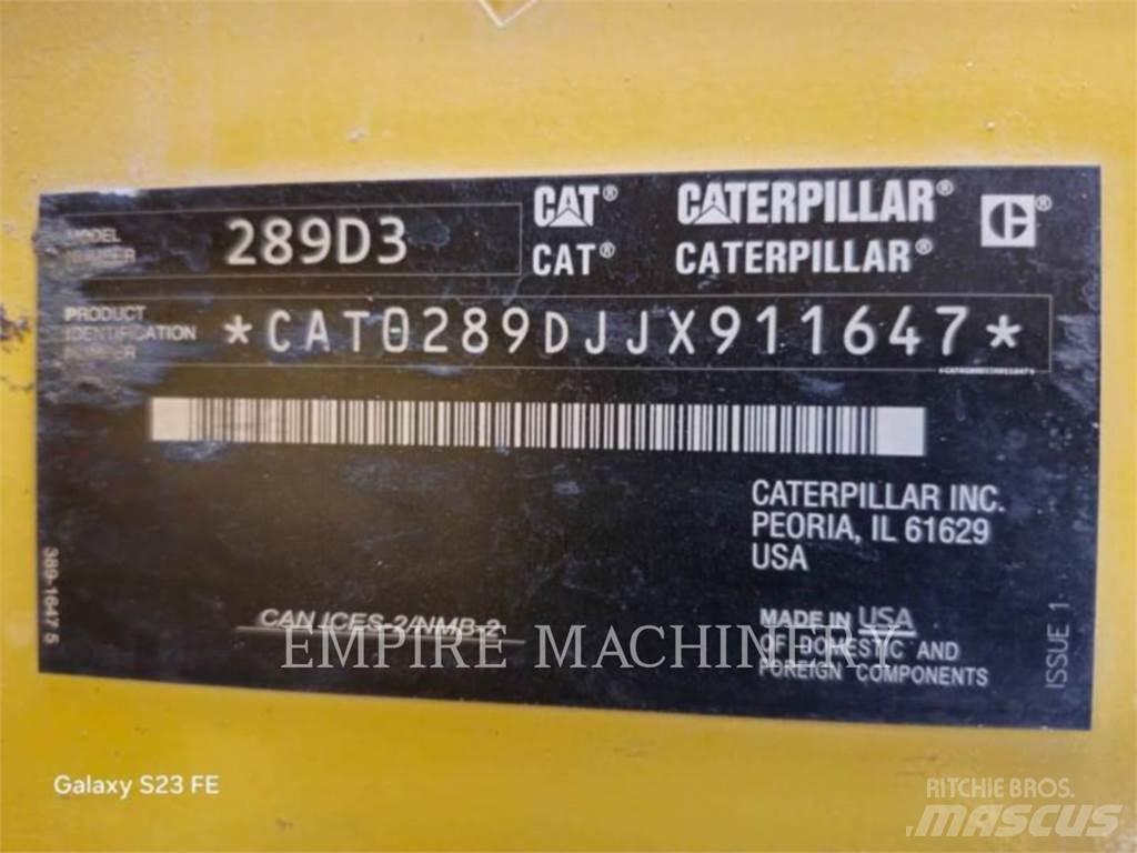 CAT 289D3 CA Мини товарачи
