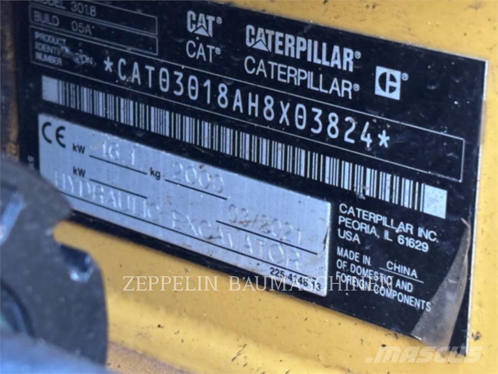 CAT 301.8-05A Верижен екскаватор