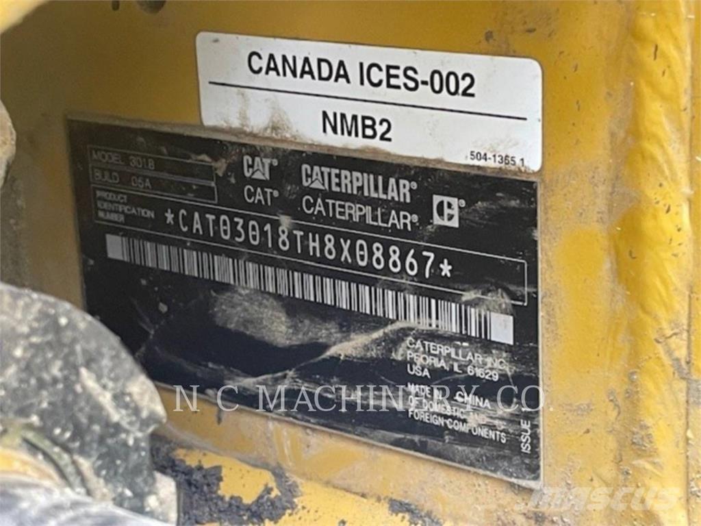 CAT 301.8 CRCB Верижен екскаватор