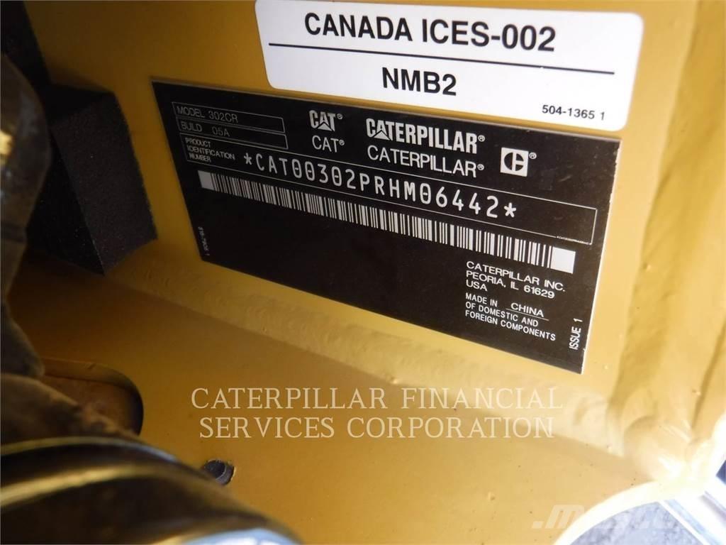 CAT 302-05CR Верижен екскаватор