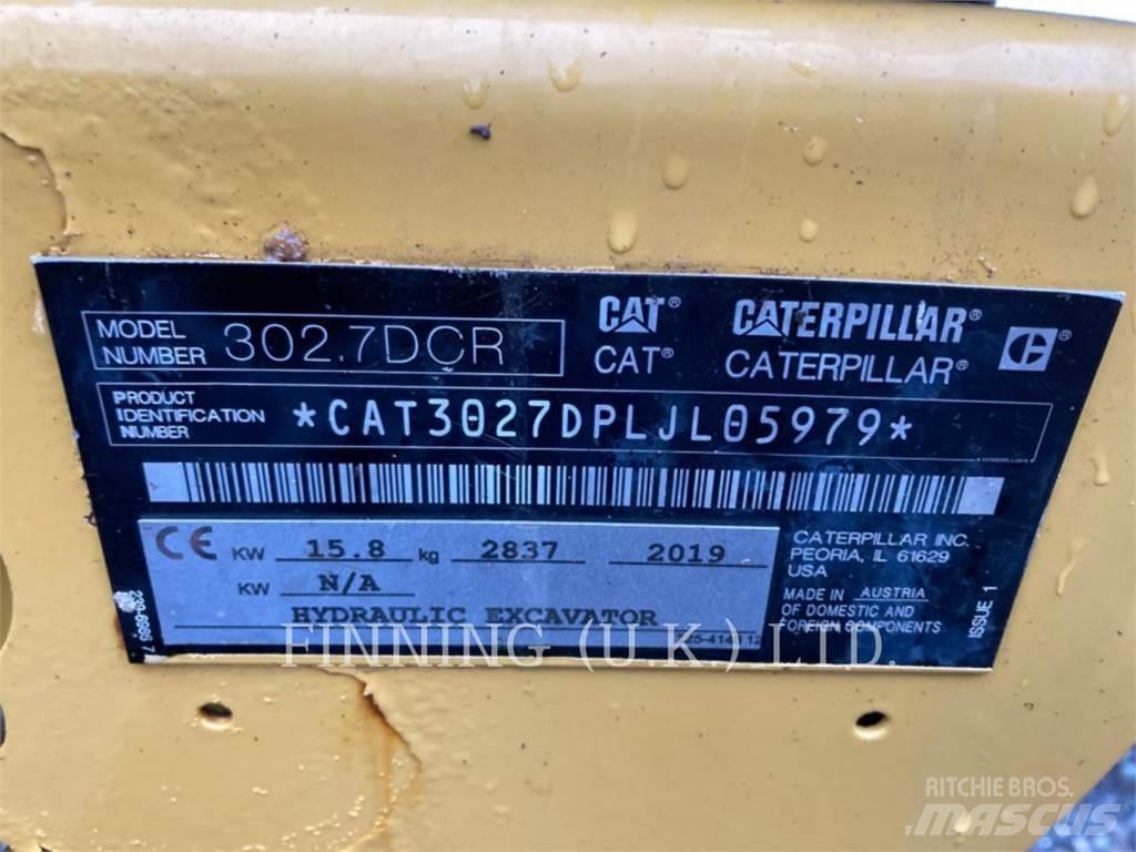CAT 302.7D CAB Верижен екскаватор