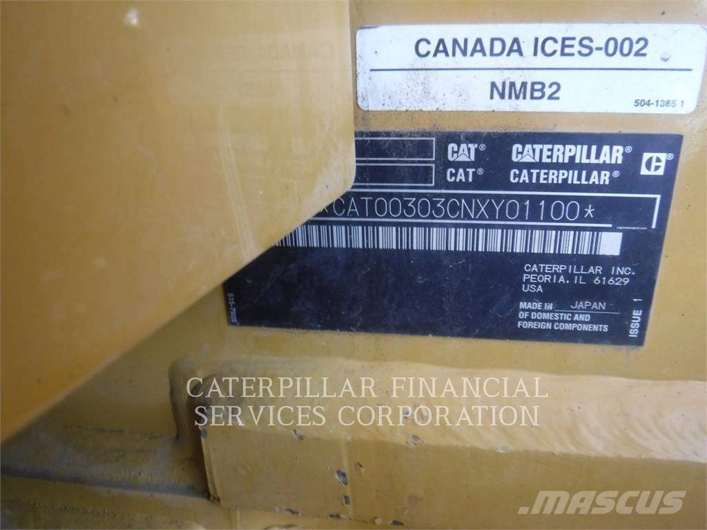 CAT 303-07CR Верижен екскаватор