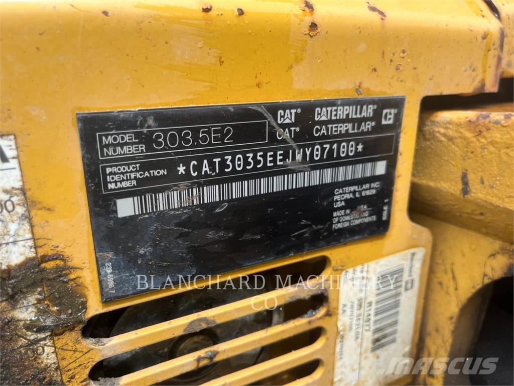 CAT 303.5E2CR Верижен екскаватор