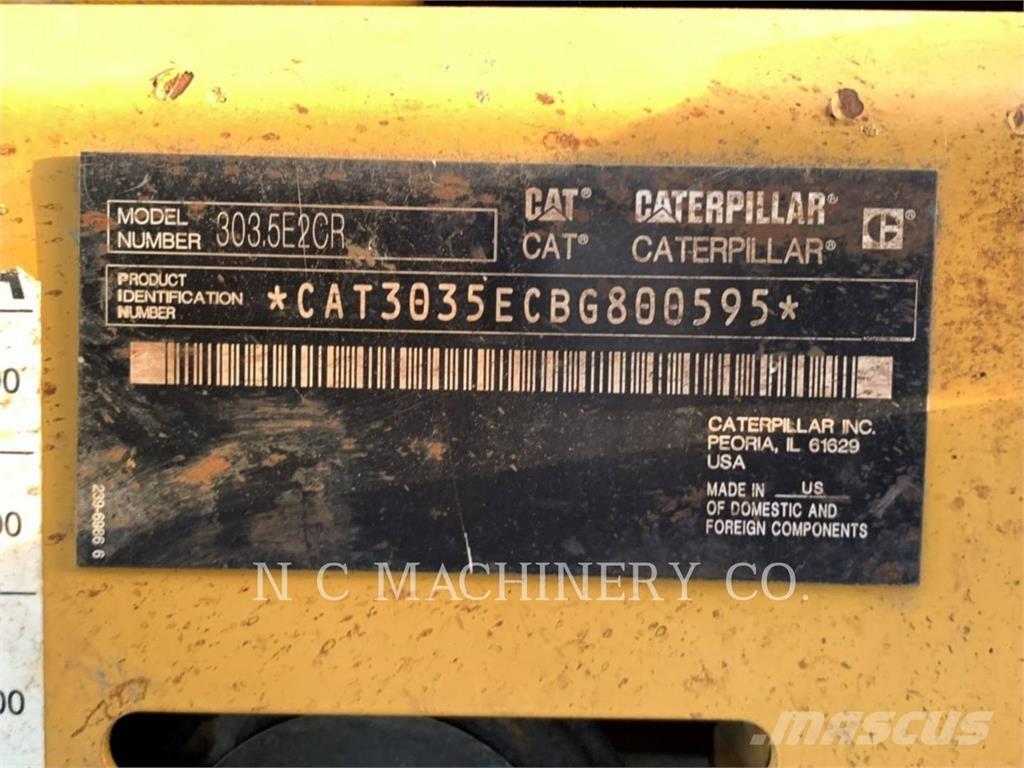 CAT 303.5E2CRN Верижен екскаватор