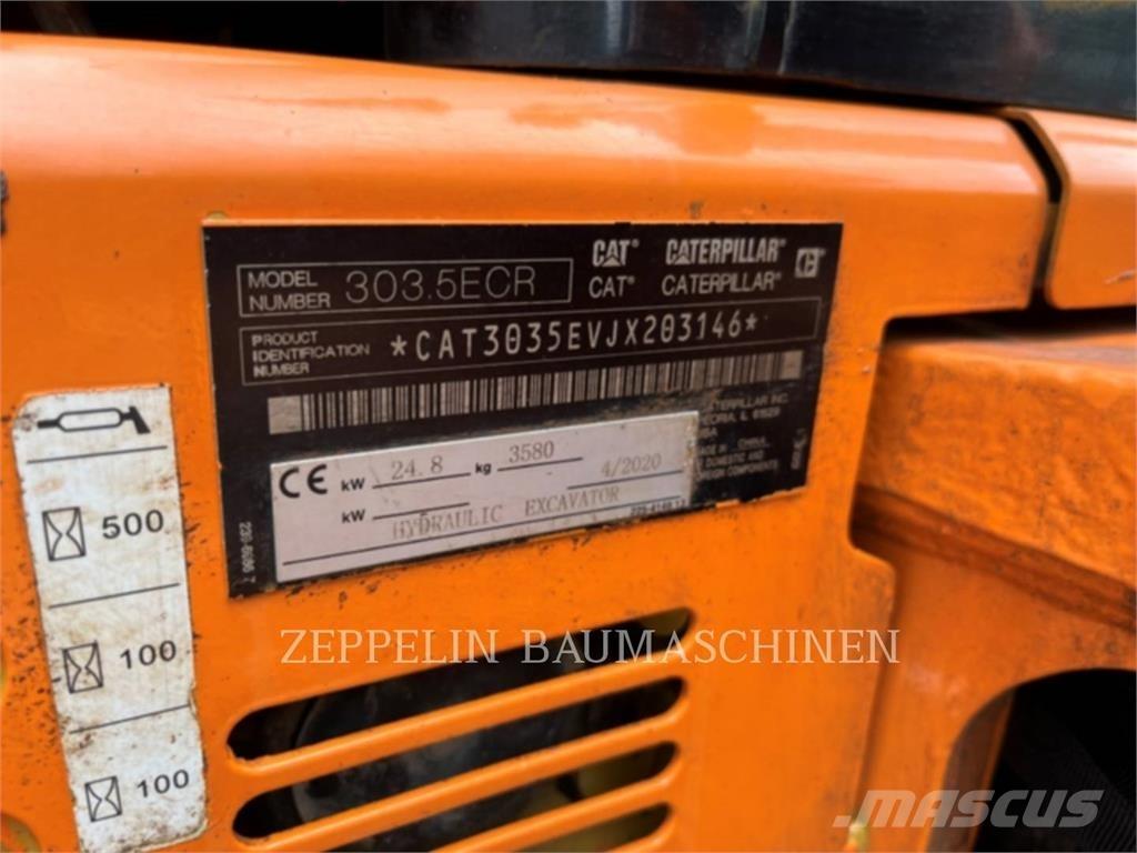 CAT 303.5ECR Верижен екскаватор