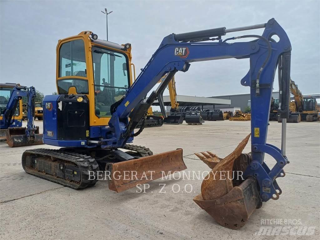 CAT 303 CR Верижен екскаватор