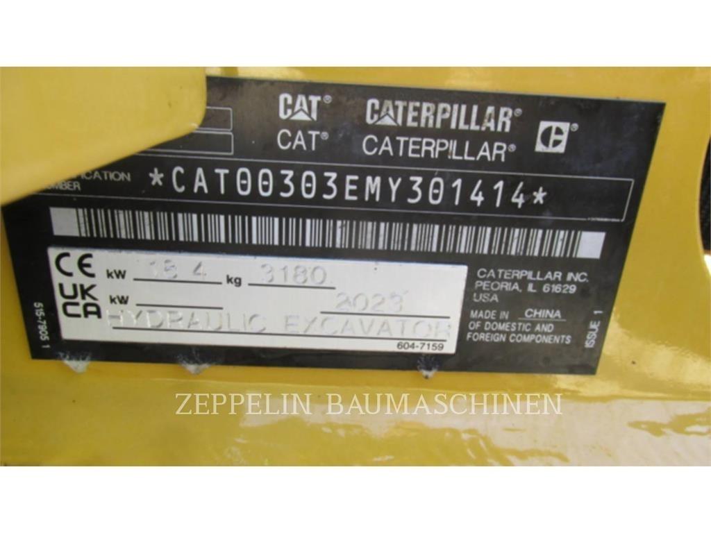 CAT 303CR-07A Верижен екскаватор