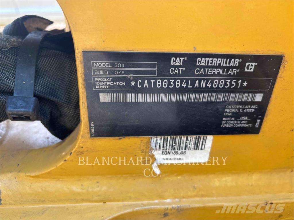 CAT 304 Верижен екскаватор