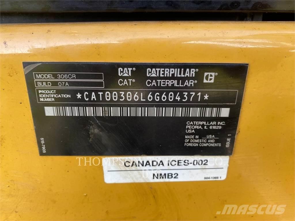CAT 306CR Верижен екскаватор