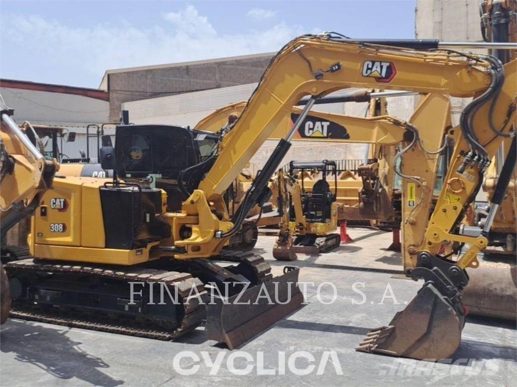 CAT 308 CR Верижен екскаватор