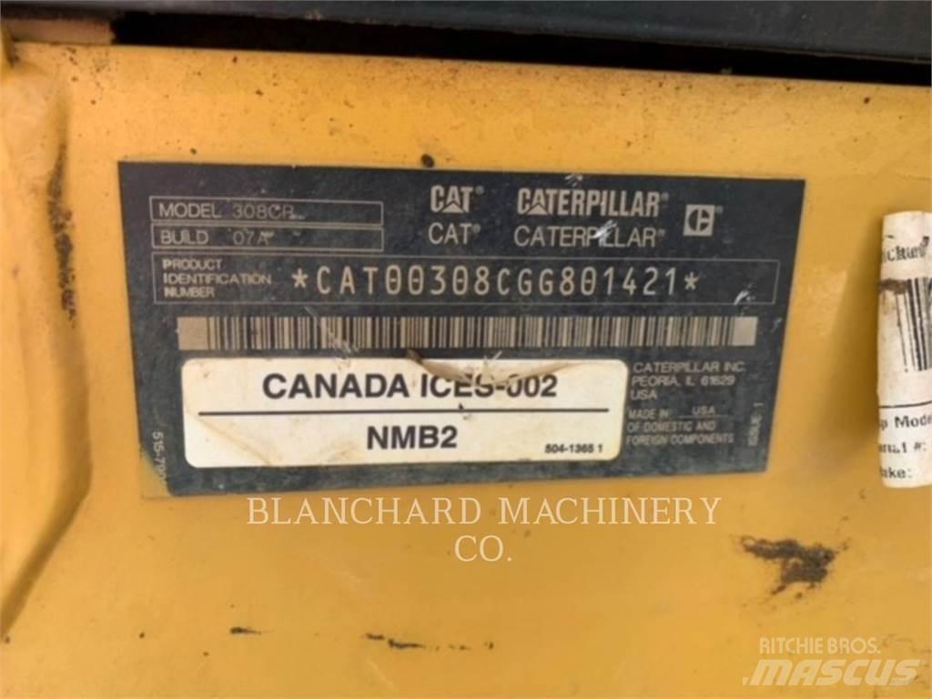 CAT 308CR Верижен екскаватор