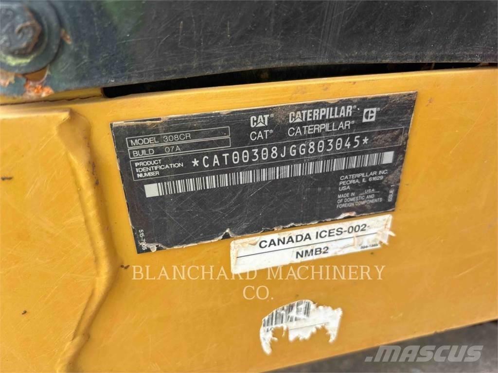 CAT 308CR Верижен екскаватор