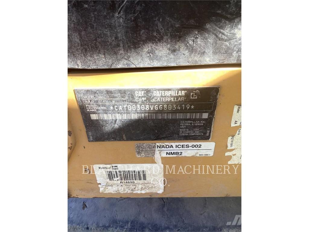 CAT 308CR Верижен екскаватор