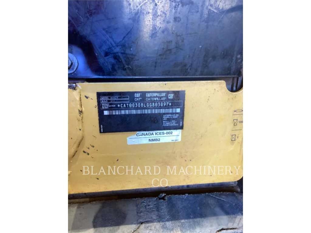 CAT 308CR Верижен екскаватор