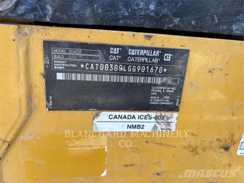 CAT 309CR Верижен екскаватор
