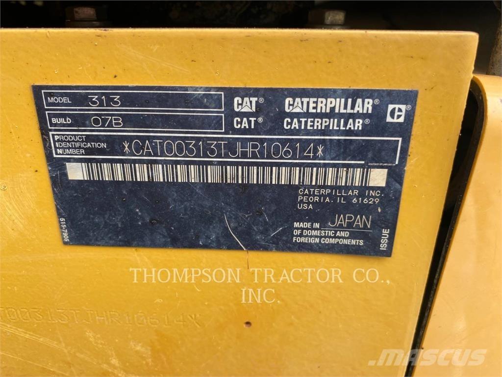 CAT 313 Верижен екскаватор
