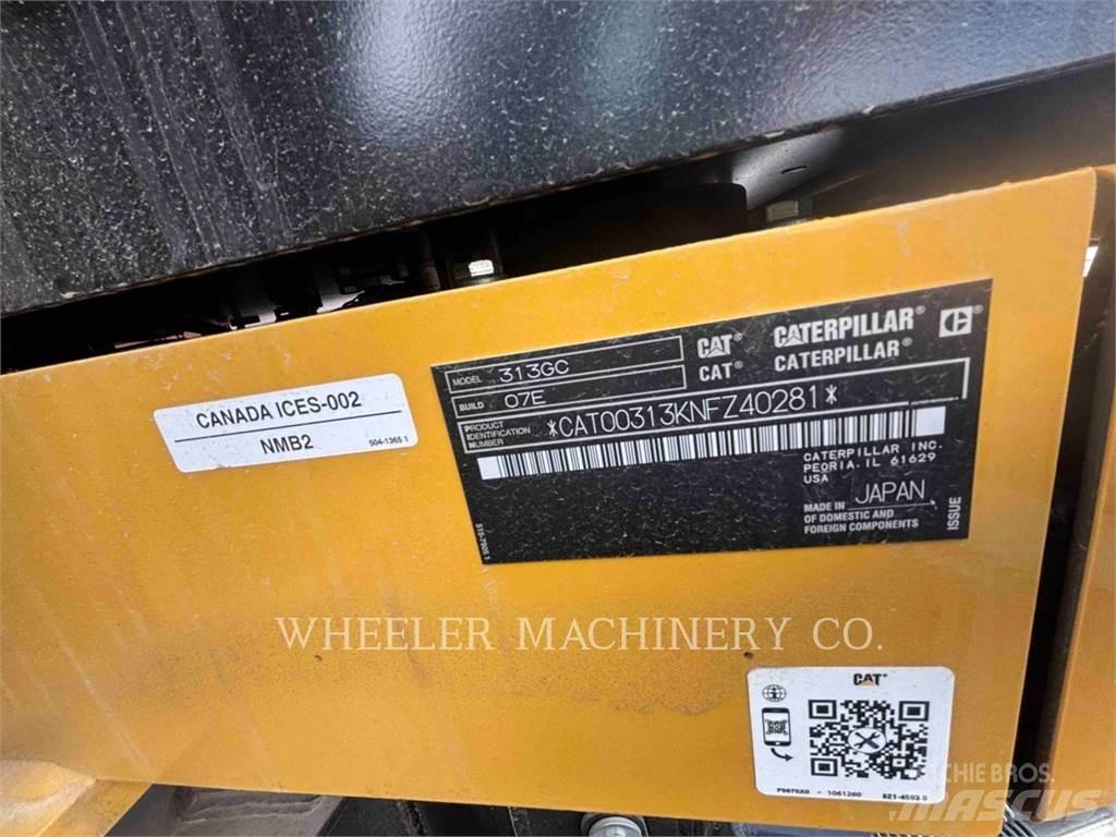 CAT 313 GC CF Верижен екскаватор