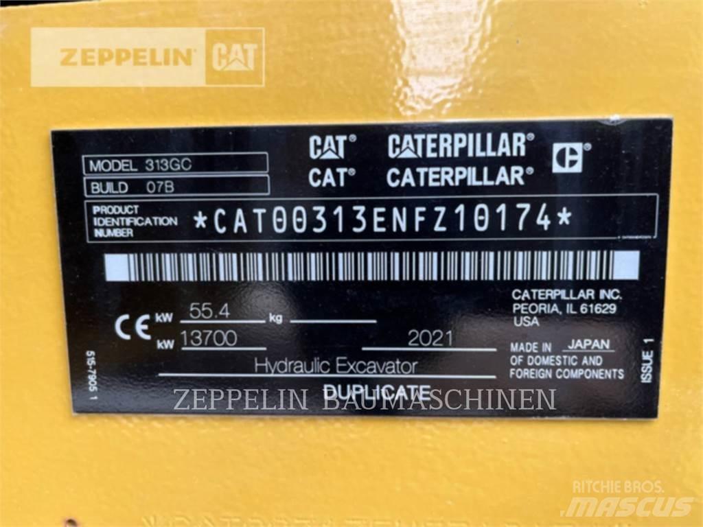CAT 313GC Верижен екскаватор
