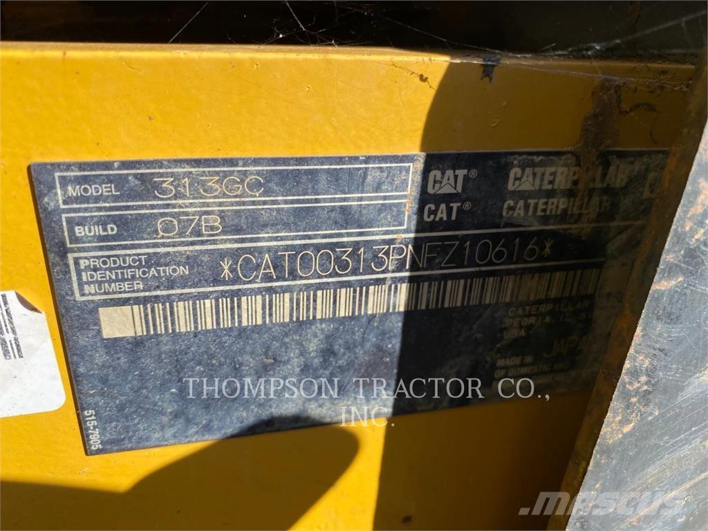 CAT 313GC Верижен екскаватор