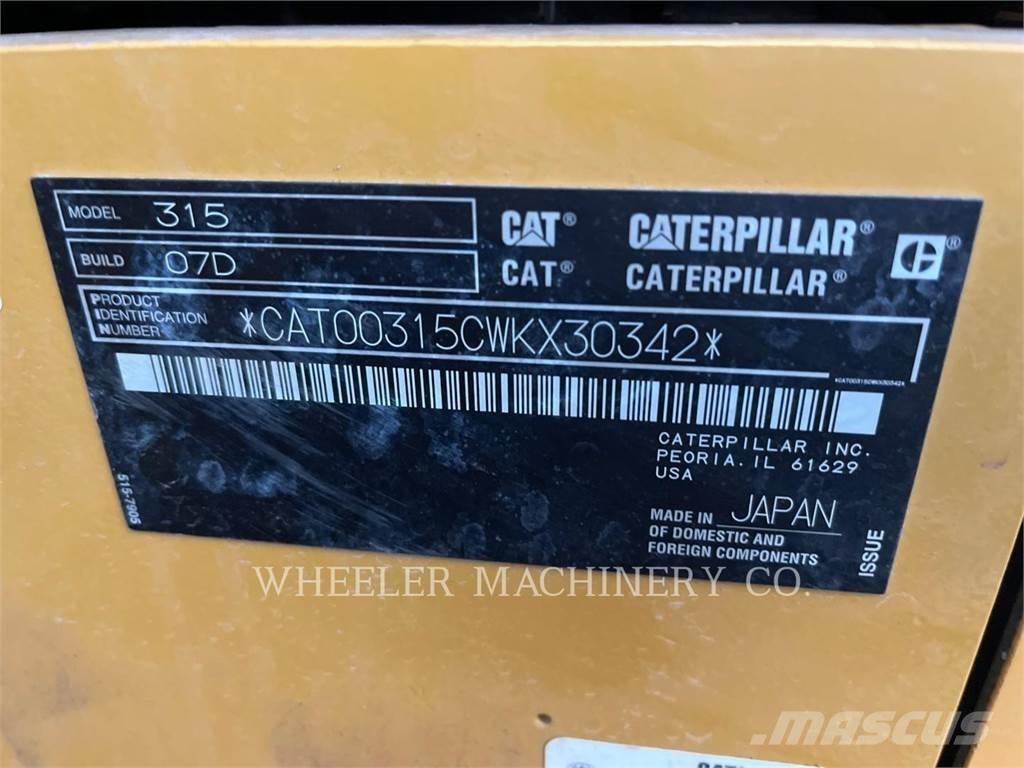 CAT 315 CF Верижен екскаватор
