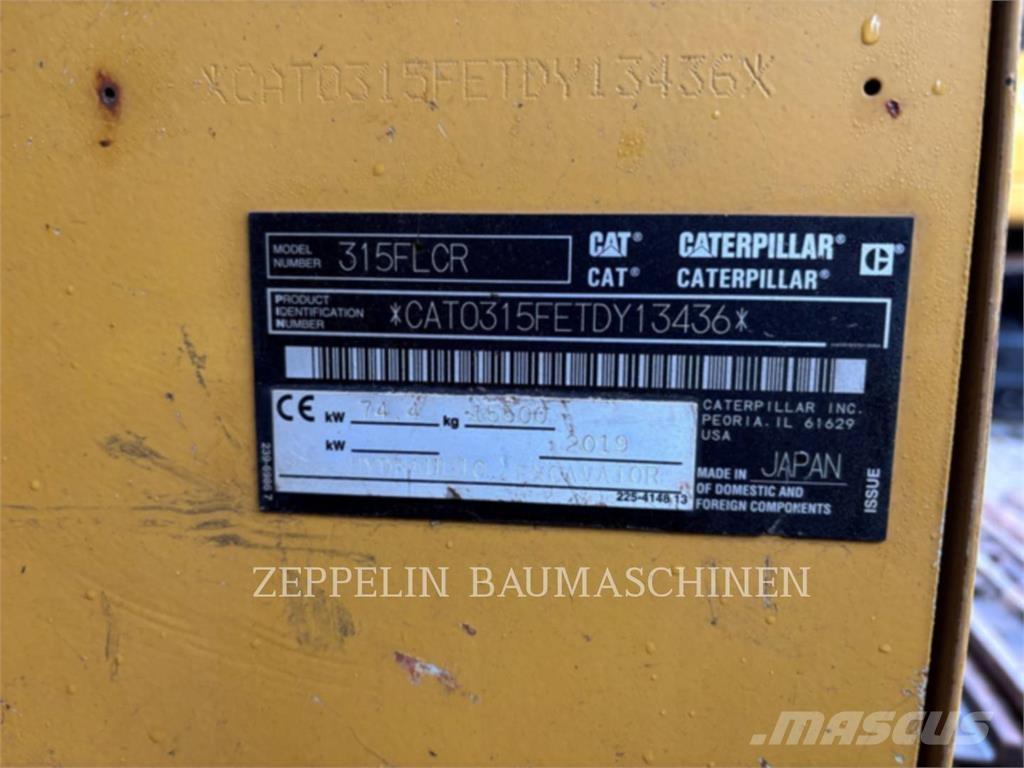 CAT 315FL Верижен екскаватор