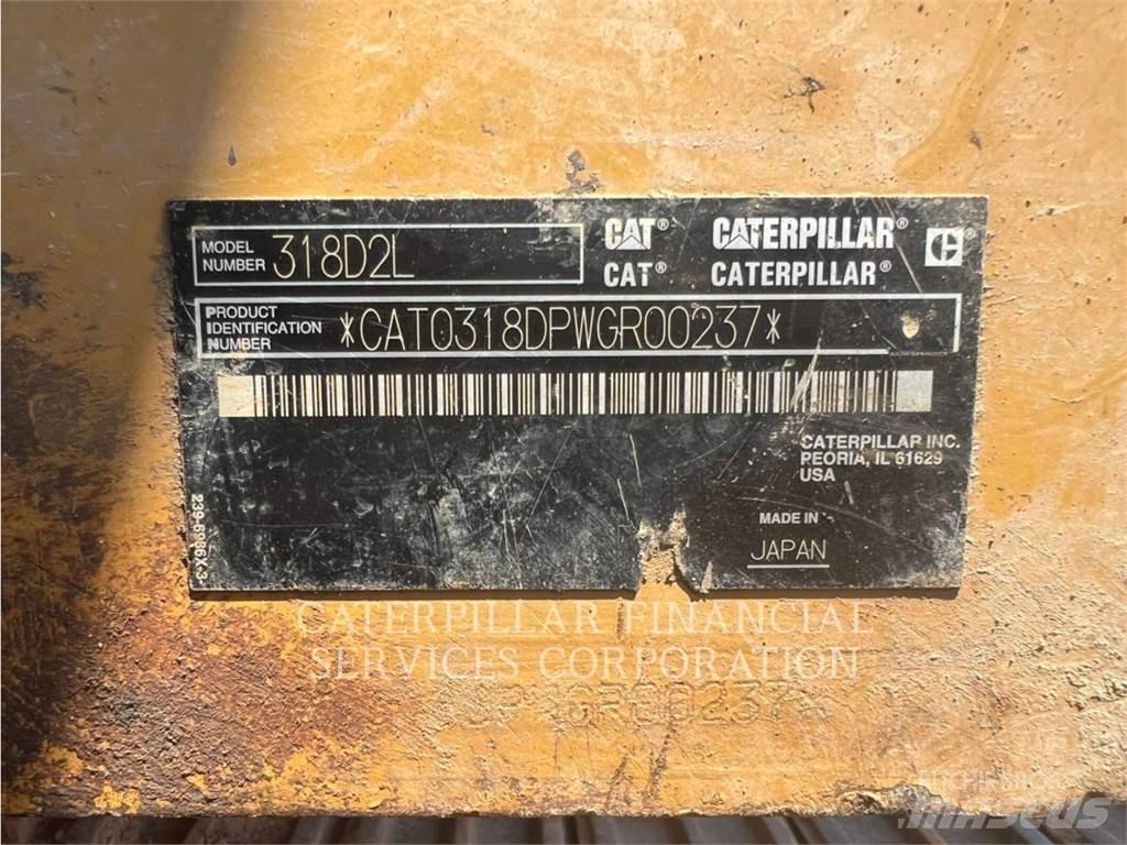 CAT 318D2L Верижен екскаватор