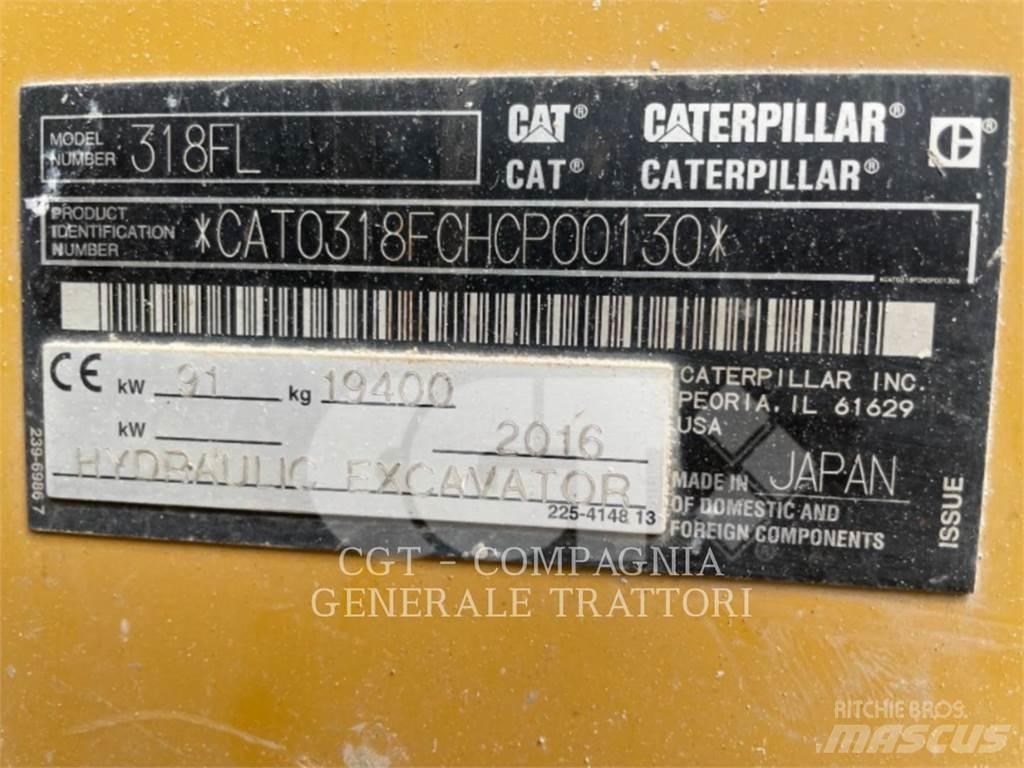 CAT 318F Верижен екскаватор