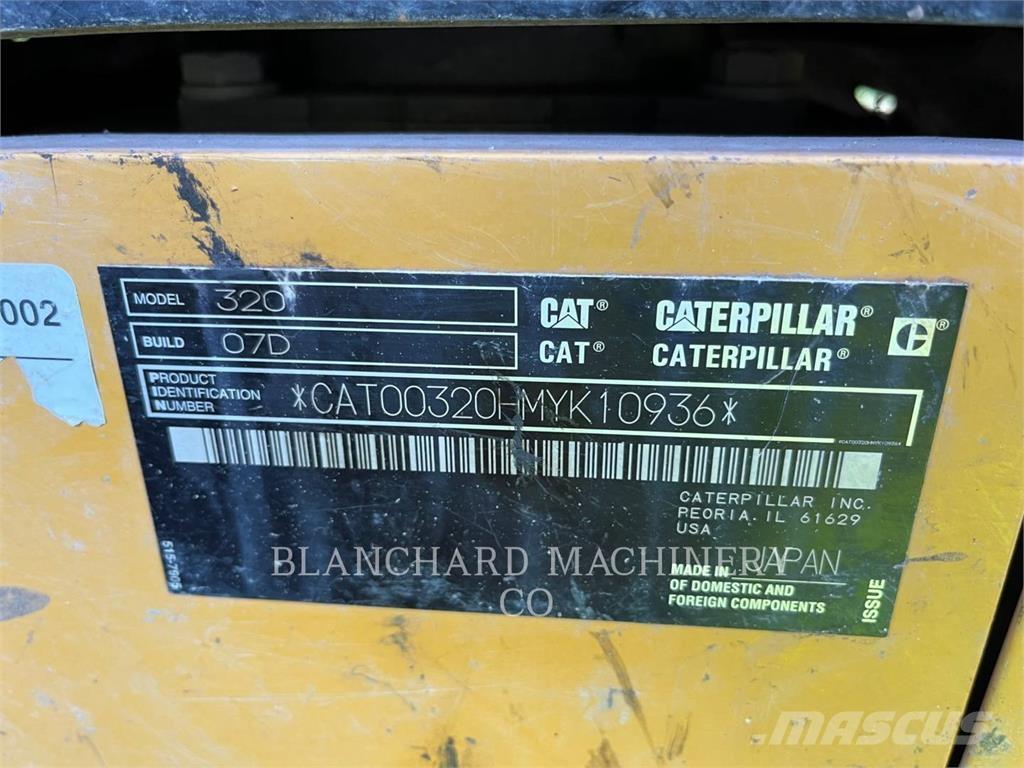 CAT 320 Верижен екскаватор