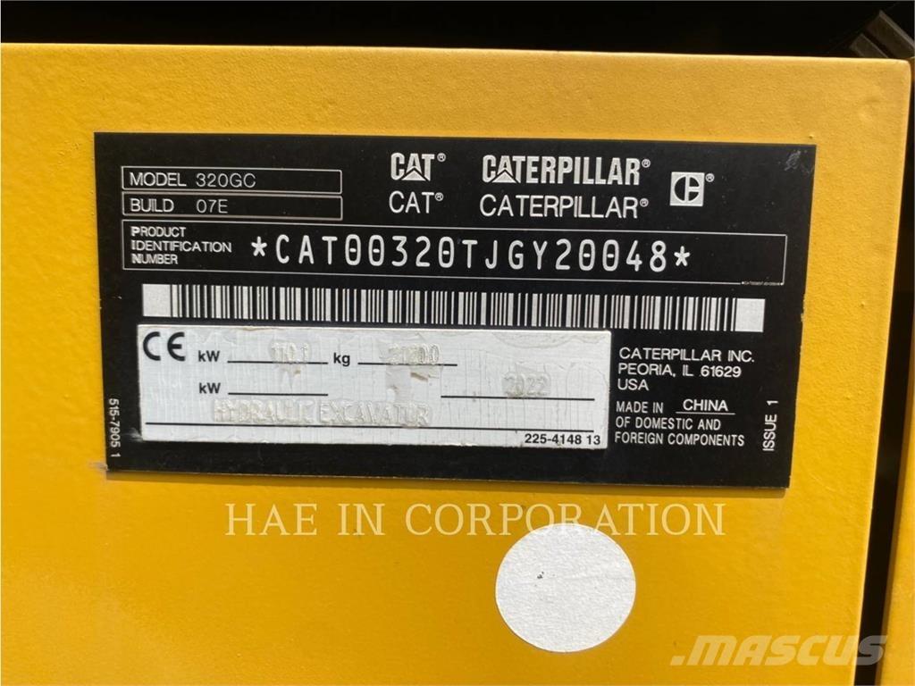 CAT 320-07GC Верижен екскаватор