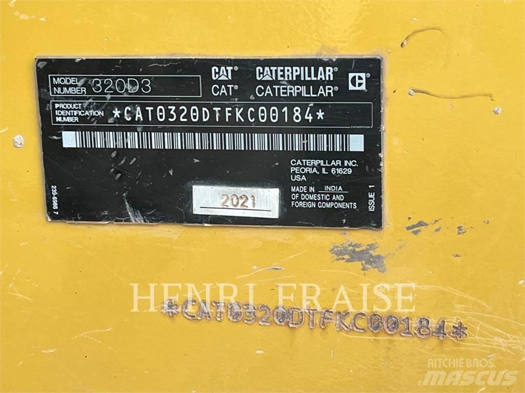 CAT 320D3 Верижен екскаватор