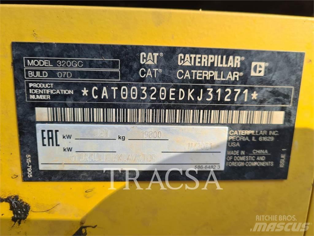 CAT 320GC Верижен екскаватор