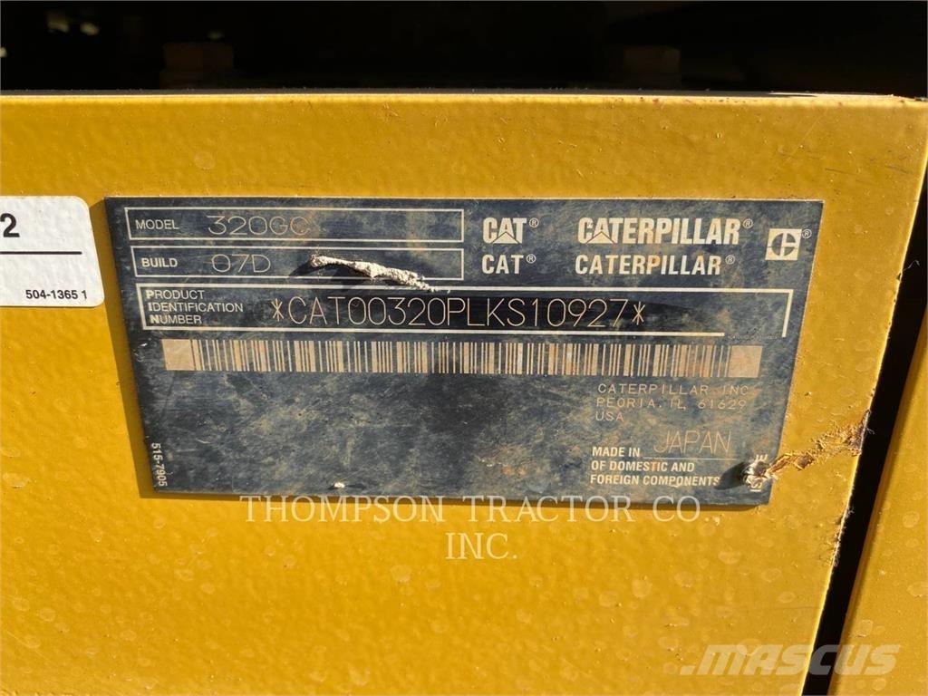 CAT 320GC Верижен екскаватор