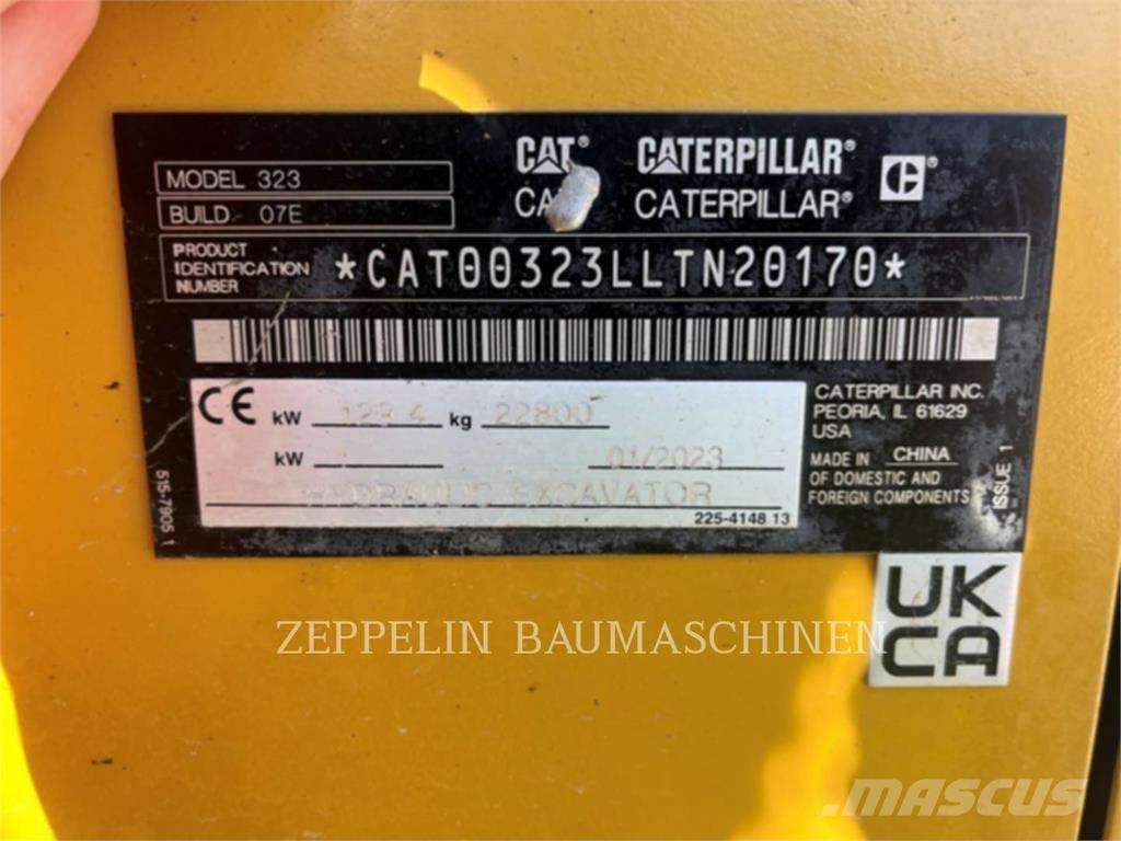 CAT 323-07D Верижен екскаватор