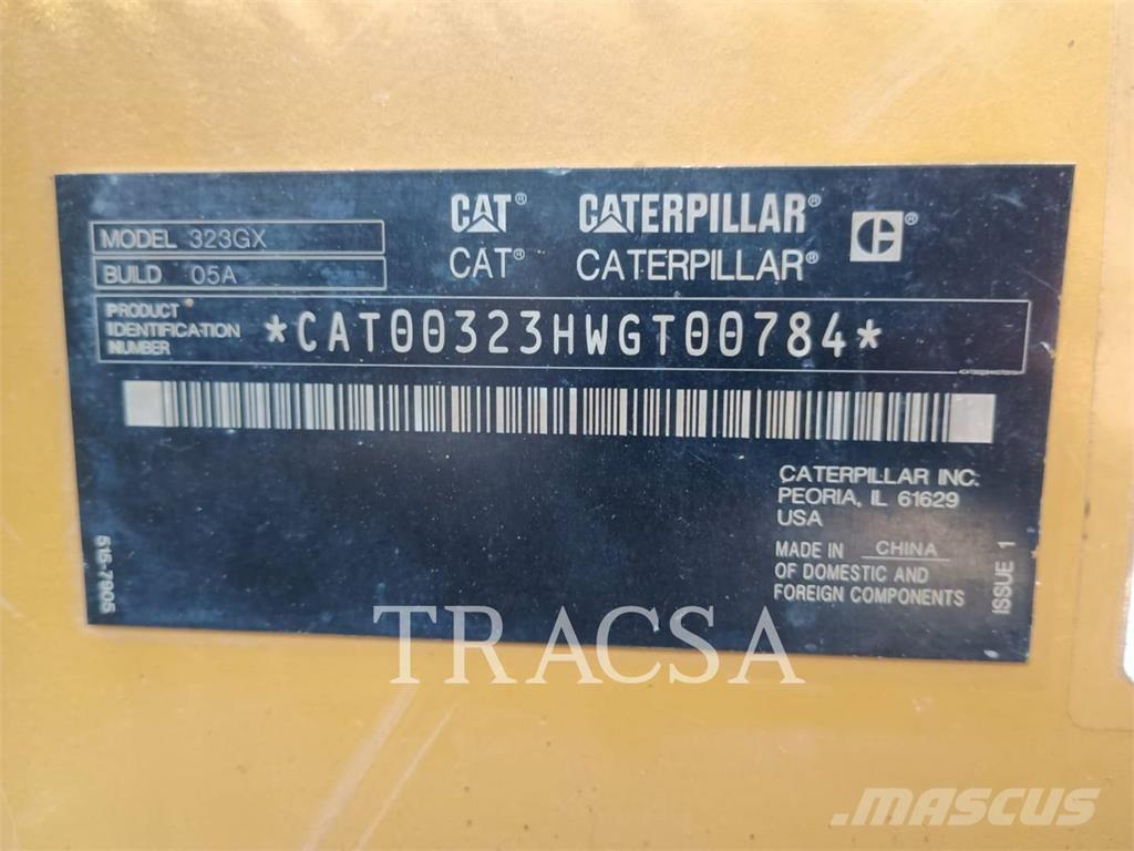 CAT 323GX Верижен екскаватор