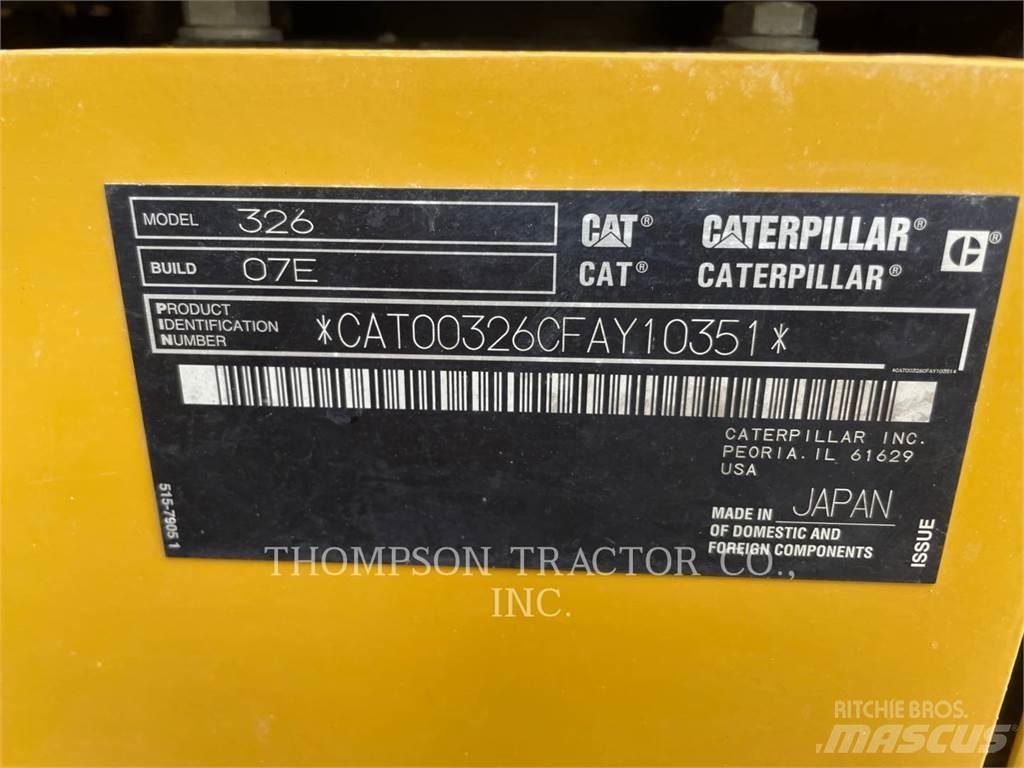 CAT 326 Верижен екскаватор