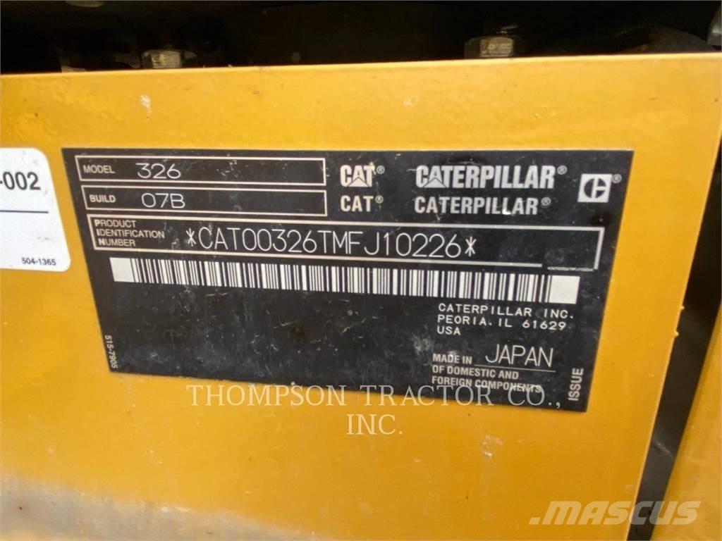 CAT 326 Верижен екскаватор