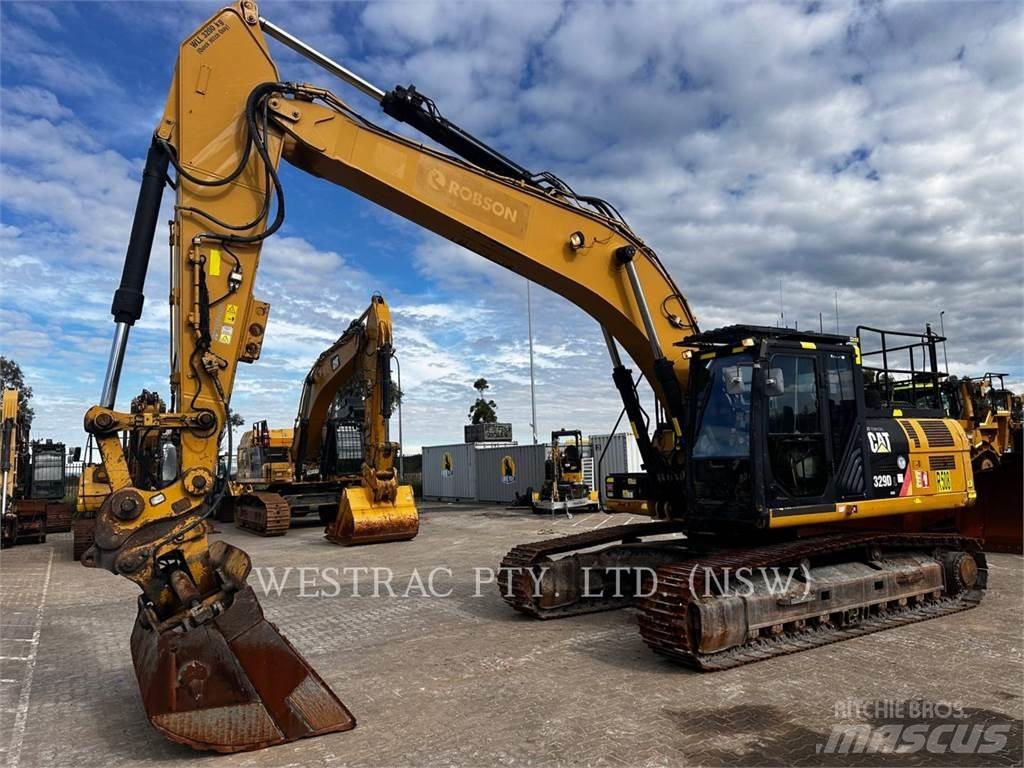 CAT 329DL Верижен екскаватор