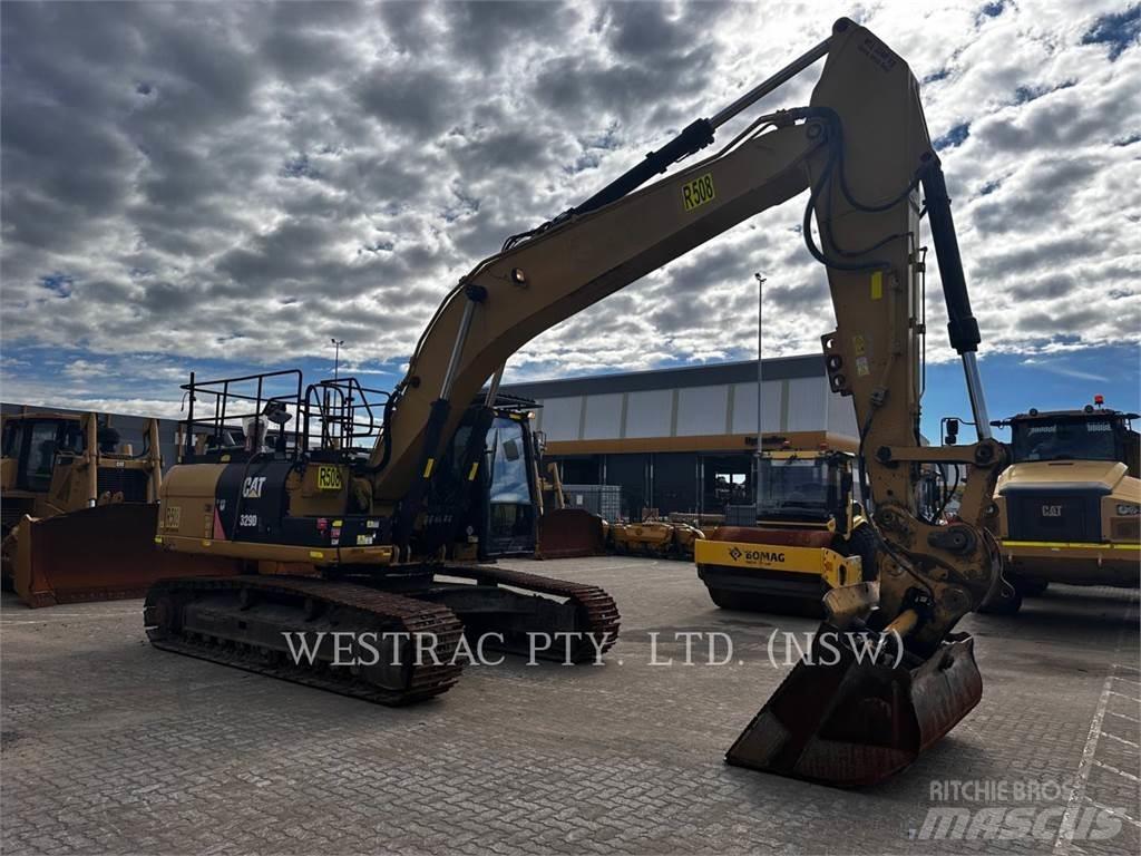 CAT 329DL Верижен екскаватор