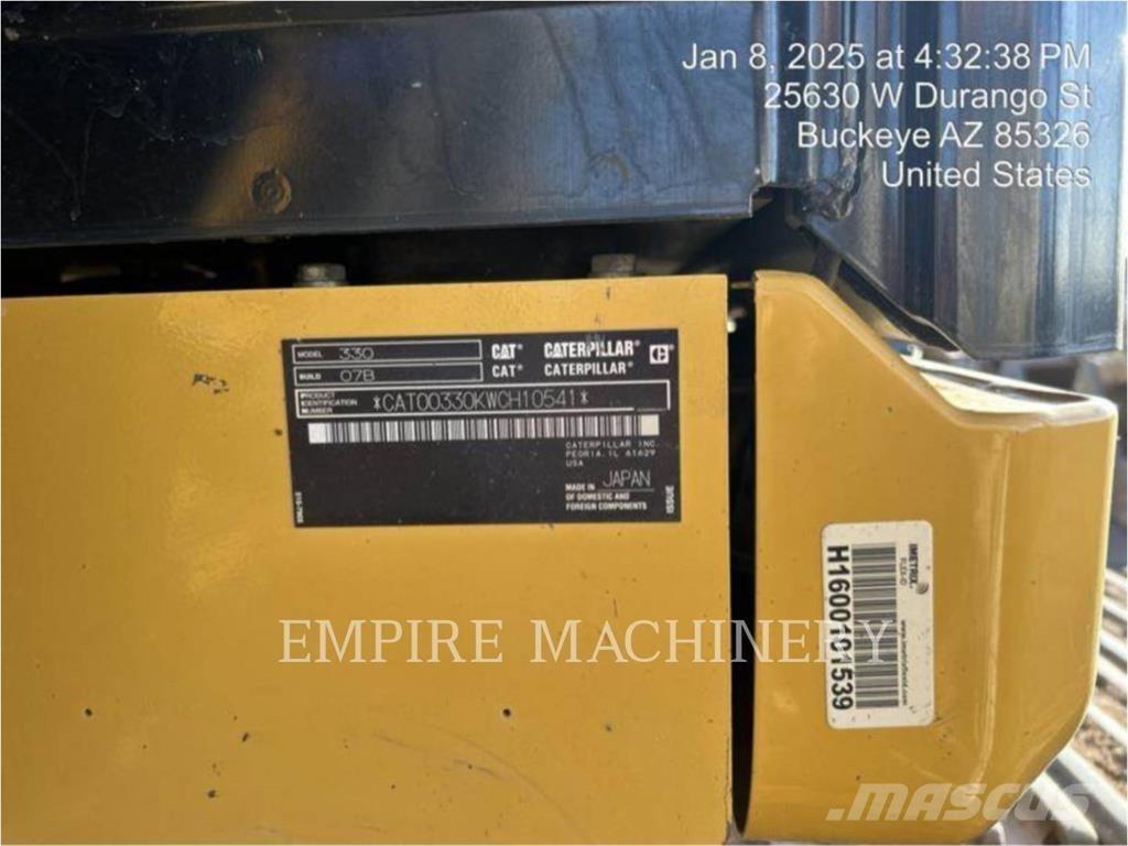 CAT 330-07 P Верижен екскаватор