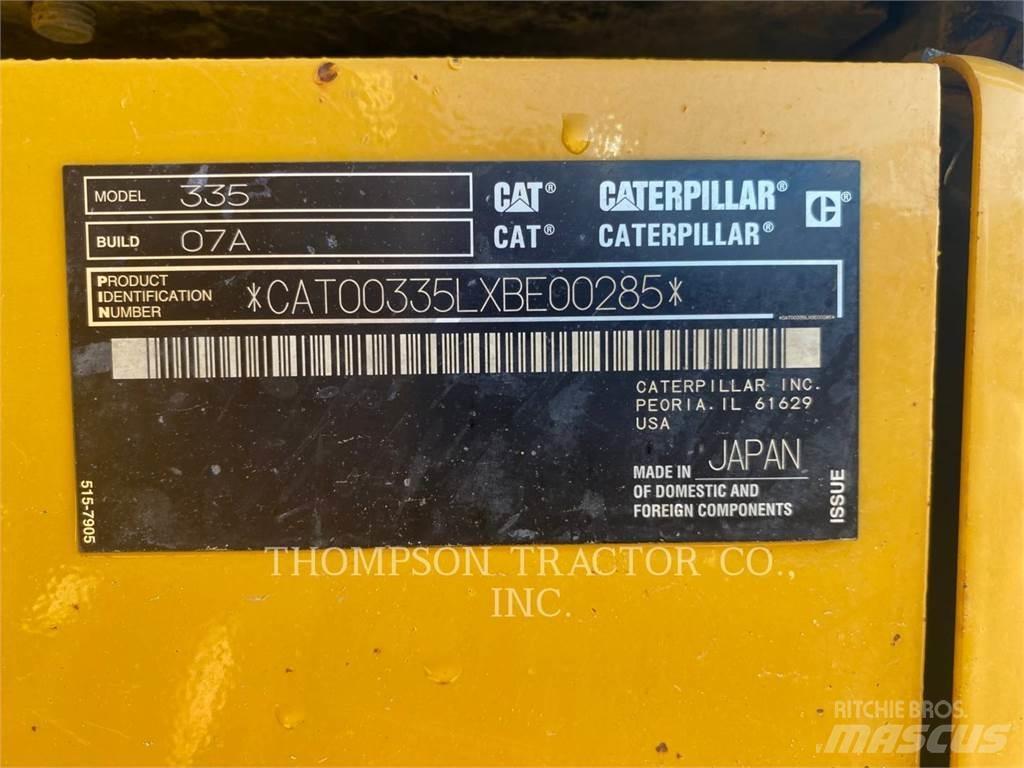 CAT 335 Верижен екскаватор