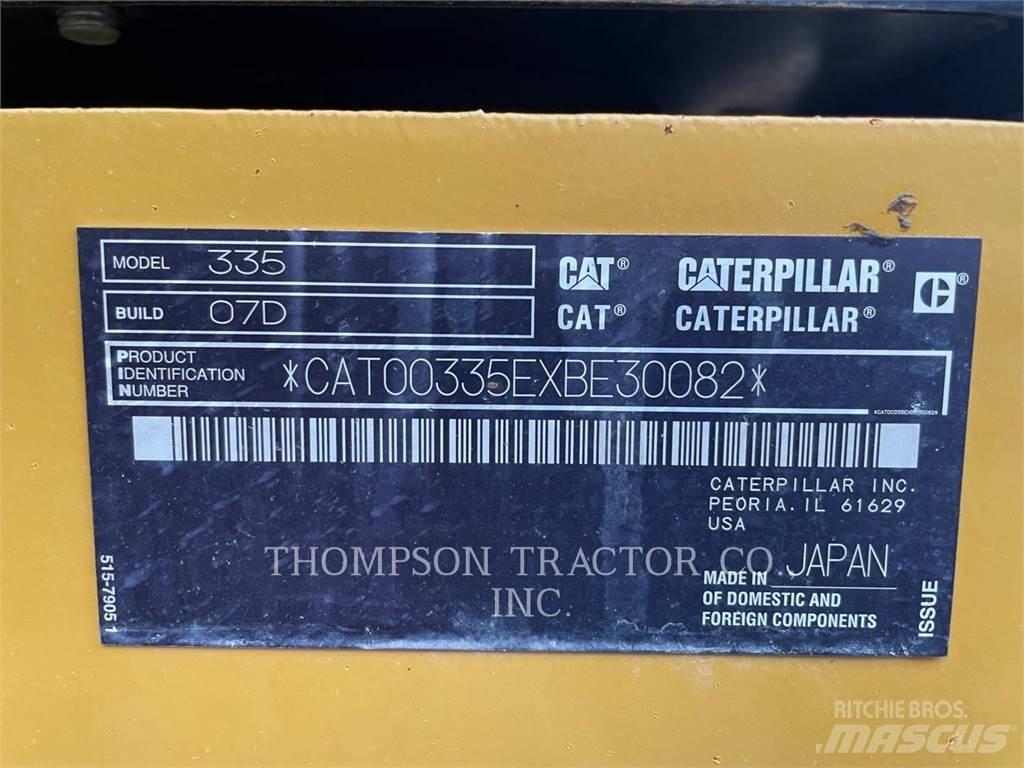 CAT 335 Верижен екскаватор