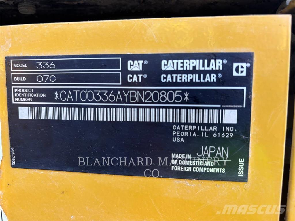 CAT 336 Верижен екскаватор