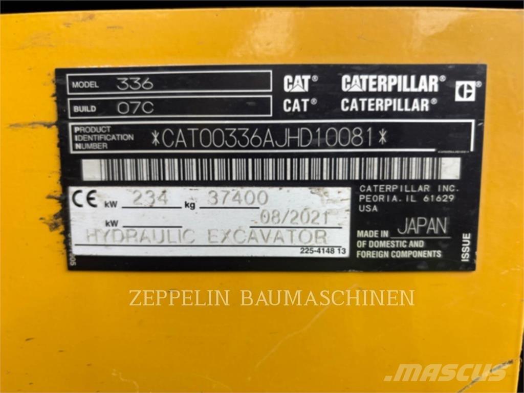 CAT 336-07C Верижен екскаватор