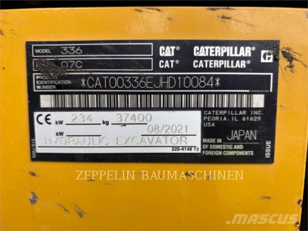 CAT 336-07C Верижен екскаватор