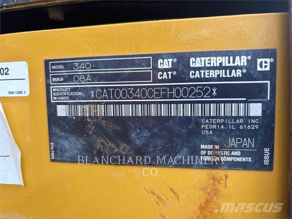 CAT 340 Верижен екскаватор